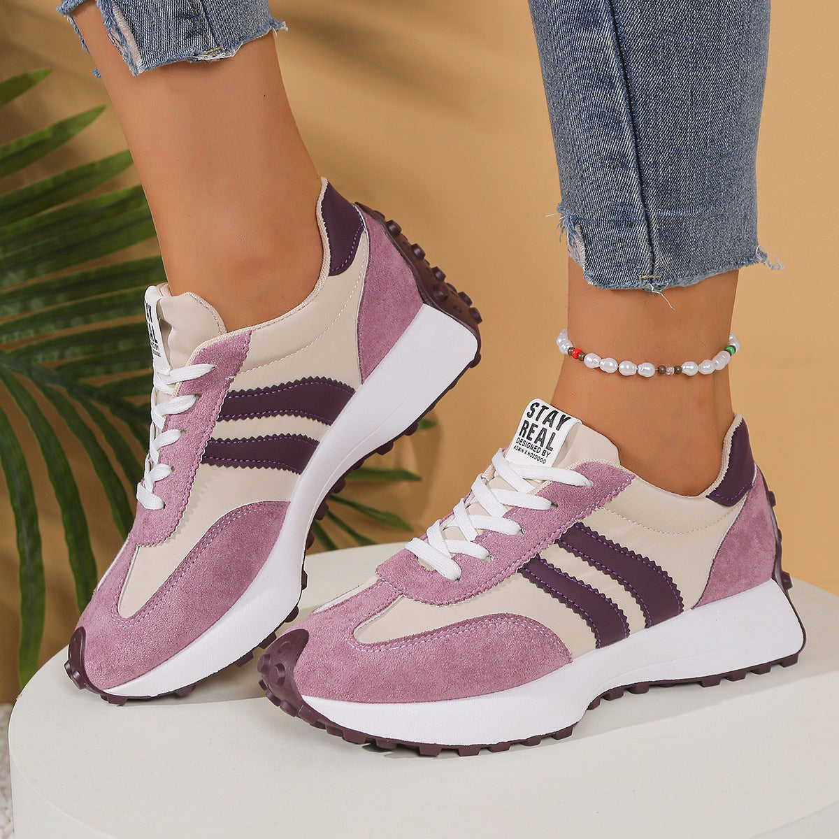 Paige | Women's Orthopedic Trainers with Shock Absorption, Lightweight Walking Shoes | Everlasting Boutique