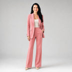Phoebe | Women's Tailored Blazer and Wide-Leg Trousers Two-Piece Suit | Everlasting Boutique