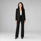 Phoebe | Women's Tailored Blazer and Wide-Leg Trousers Two-Piece Suit | Everlasting Boutique