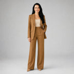 Phoebe | Women's Tailored Blazer and Wide-Leg Trousers Two-Piece Suit | Everlasting Boutique