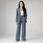 Phoebe | Women's Tailored Blazer and Wide-Leg Trousers Two-Piece Suit | Everlasting Boutique