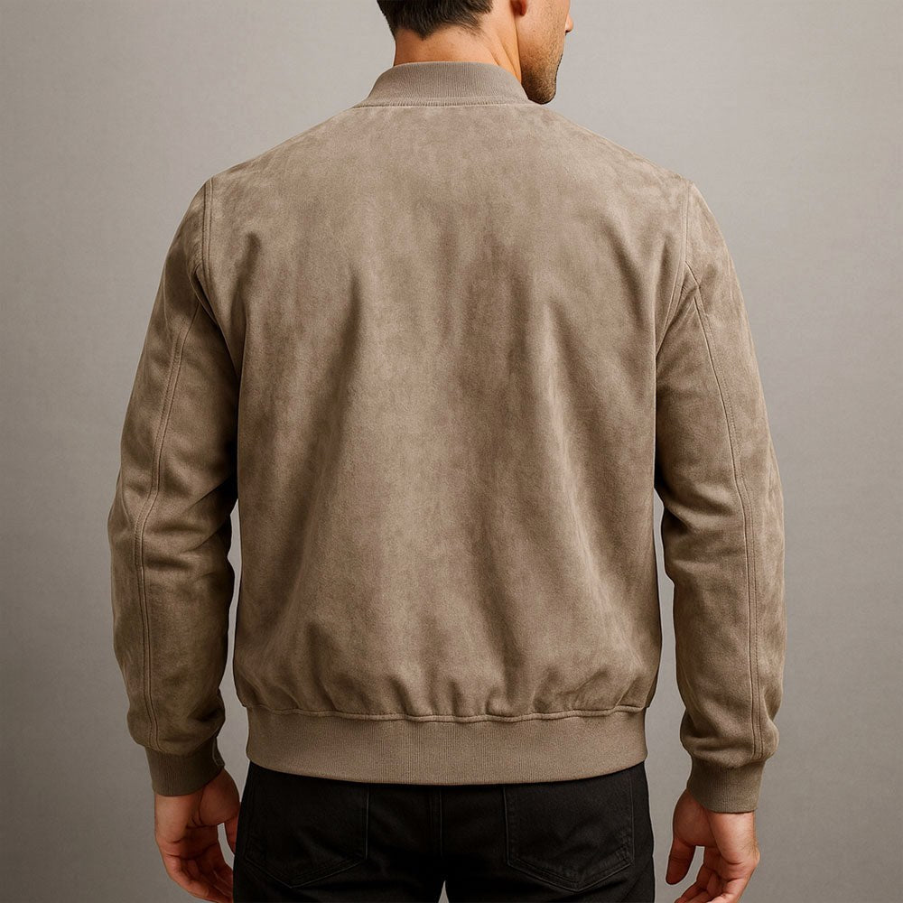 Ralph | Men's Suede Bomber Jacket – an Elegant Autumn Jacket | Everlasting Boutique