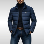 Rainer | Men's Insulated Tech Jacket, Weatherproof Men's Jacket | Everlasting Boutique | Blue