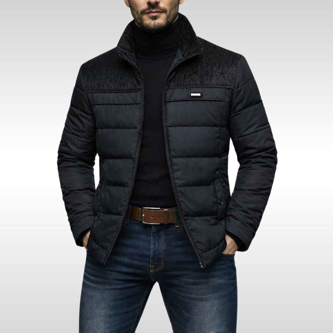 Rainer | Men's Insulated Tech Jacket, Weatherproof Men's Jacket | Everlasting Boutique | Blue