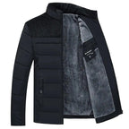 Rainer | Men's Insulated Tech Jacket, Weatherproof Men's Jacket | Everlasting Boutique | Blue