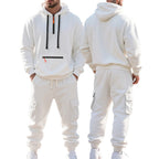 Robert | Men's Sporty Hooded Tracksuit, Warm Winter Set | Everlasting Boutique | Dark Grey