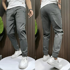 Robert | Men's Stretch Cargo Trousers, Lightweight Flexible Trousers | Everlasting Boutique | Beige