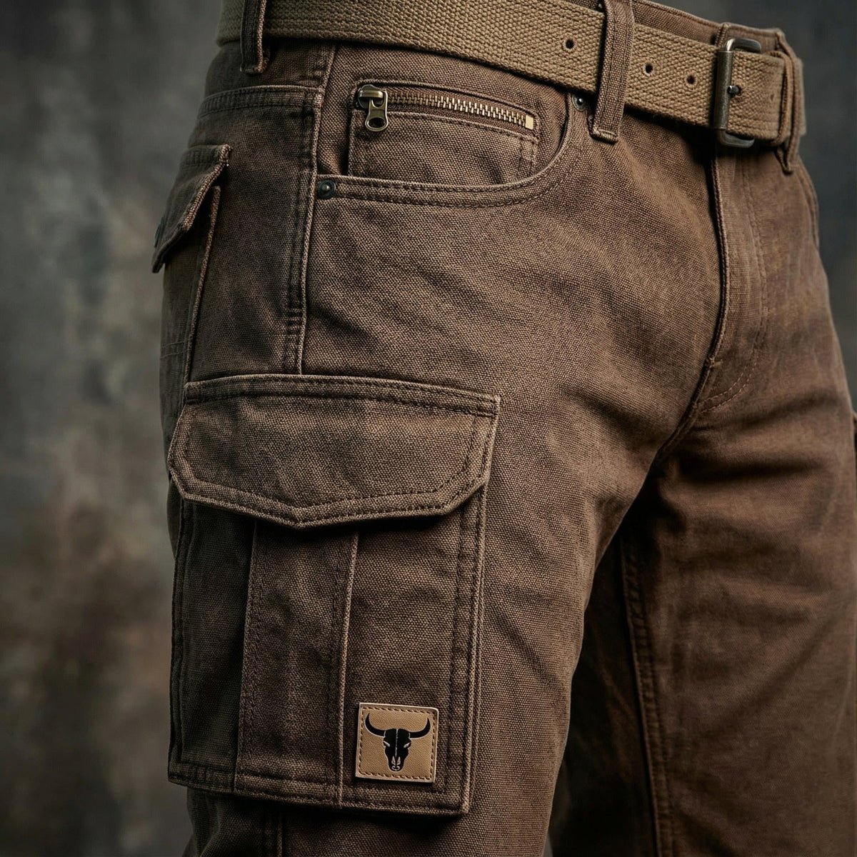Rolf | Men's Cotton Canvas Trousers with Insulated Lining, Utility Work Trousers | Everlasting Boutique