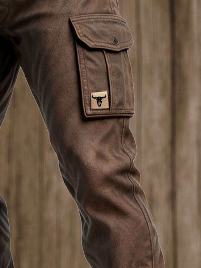 Rolf | Men's Cotton Canvas Trousers with Insulated Lining, Utility Work Trousers | Everlasting Boutique