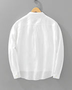 Rory | Men's Cotton-Linen Popover Shirt, Half-Button Relaxed Shirt | Everlasting Boutique