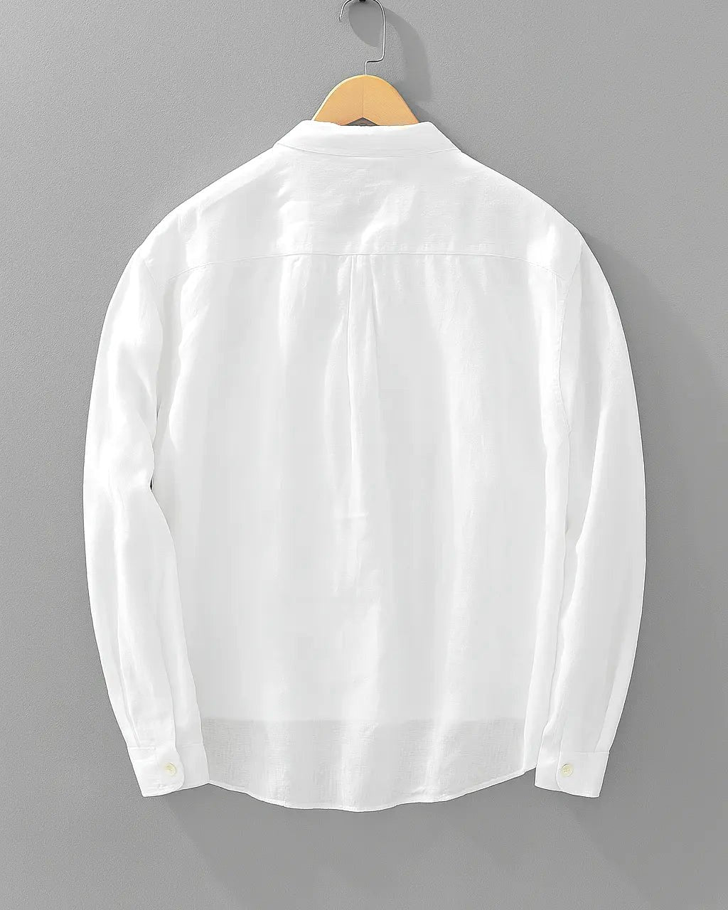 Rory | Men's Cotton-Linen Popover Shirt, Half-Button Relaxed Shirt | Everlasting Boutique