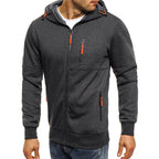 Ross | Men's Zip-Up Hoodie, Relaxed-Fit Autumn Jumper | Everlasting Boutique