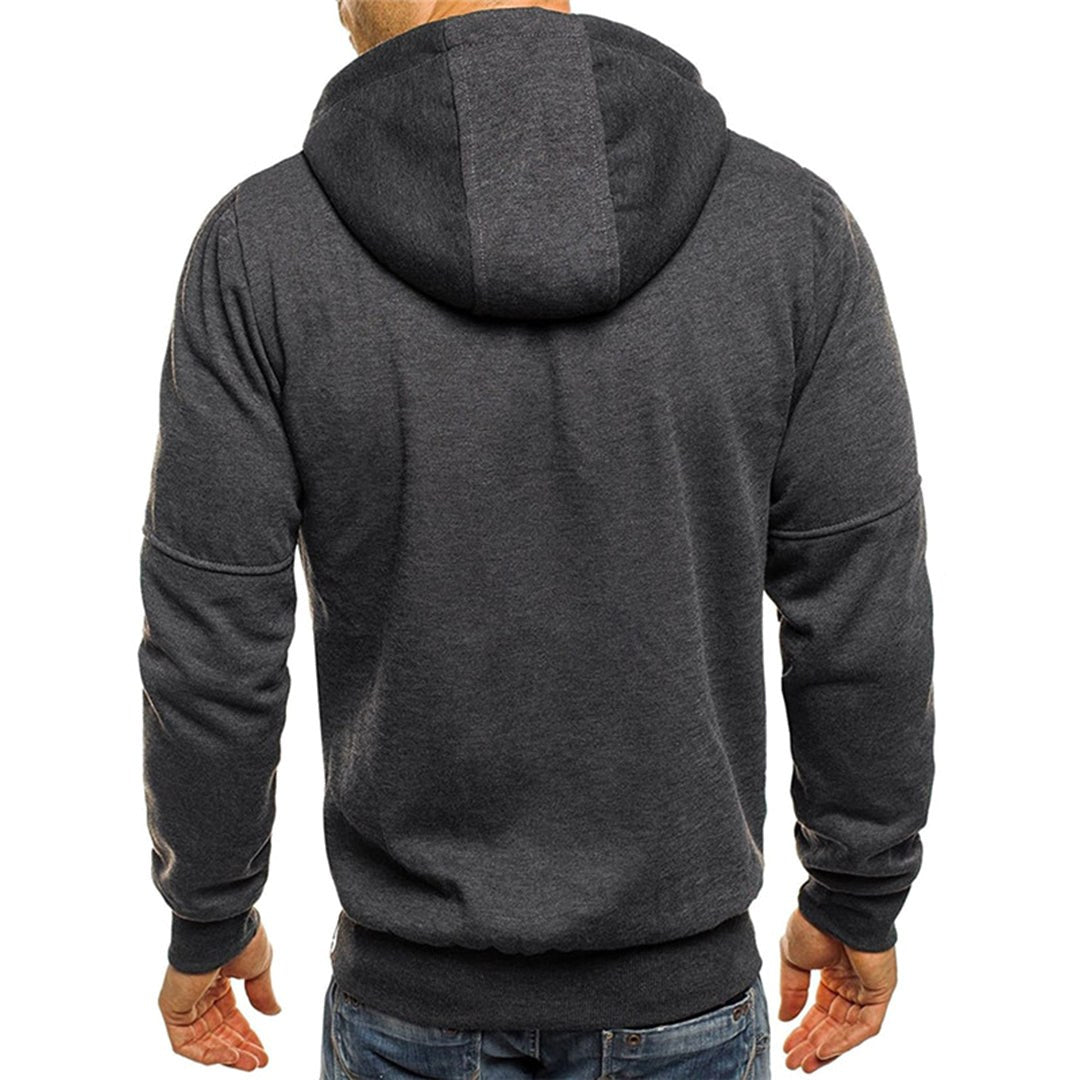 Ross | Men's Zip-Up Hoodie, Relaxed-Fit Autumn Jumper | Everlasting Boutique