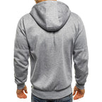 Ross | Men's Zip-Up Hoodie, Relaxed-Fit Autumn Jumper | Everlasting Boutique