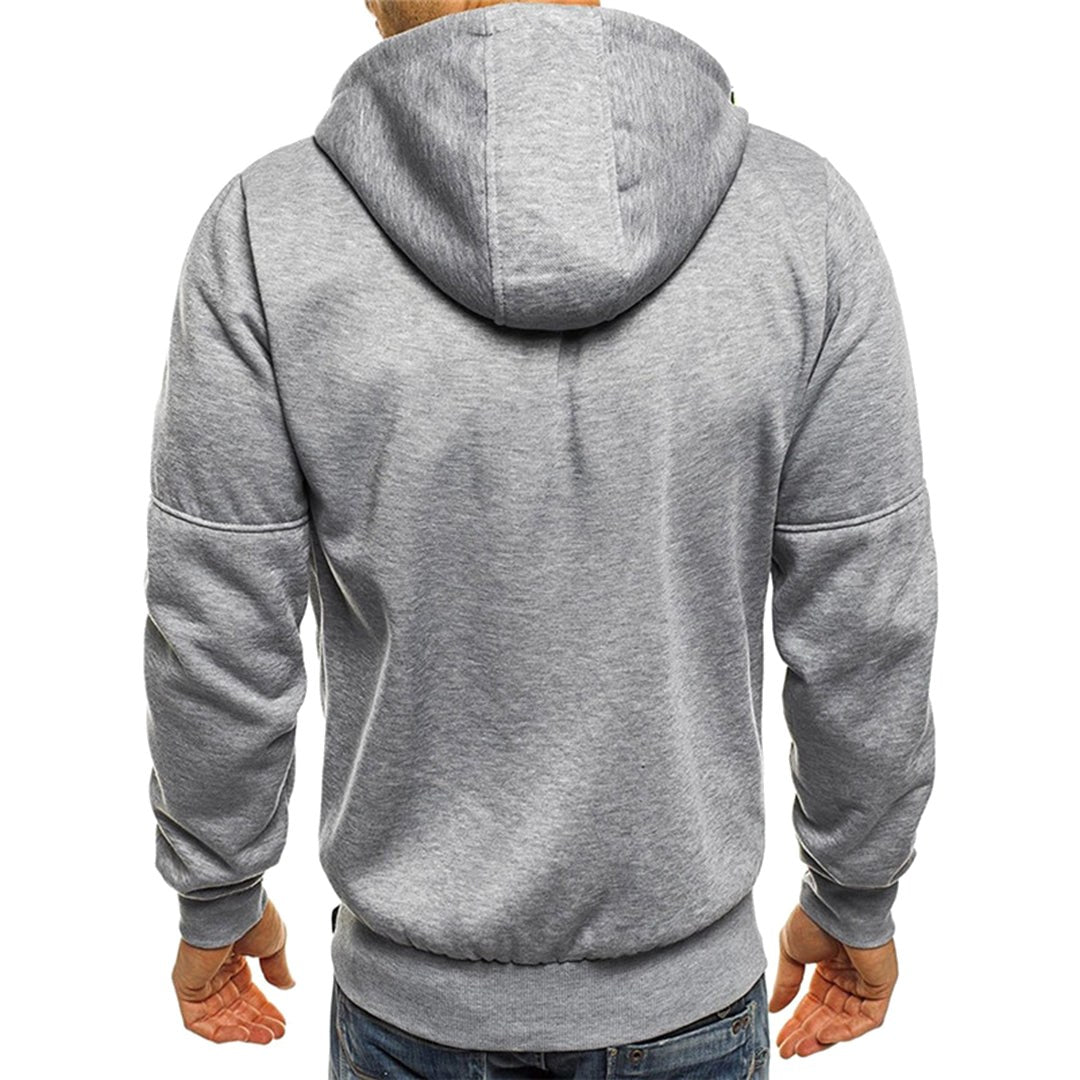 Ross | Men's Zip-Up Hoodie, Relaxed-Fit Autumn Jumper | Everlasting Boutique