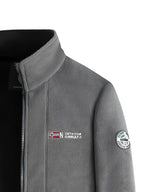 Rudolf | Men's Fleece Jacket with Collar, Outdoor Fleece Jacket | Everlasting Boutique | Khaki