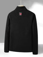 Rudolf | Men's Fleece Jacket with Collar, Outdoor Fleece Jacket | Everlasting Boutique | Khaki