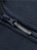 Rudolf | Men's Fleece Jacket with Collar, Outdoor Fleece Jacket | Everlasting Boutique | Grey