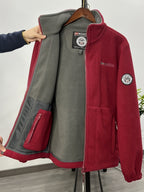Rudolf | Men's Fleece Jacket with Collar, Outdoor Fleece Jacket | Everlasting Boutique | Black