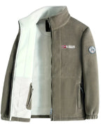 Rudolf | Men's Fleece Jacket with Collar, Outdoor Fleece Jacket | Everlasting Boutique | Dark Blue