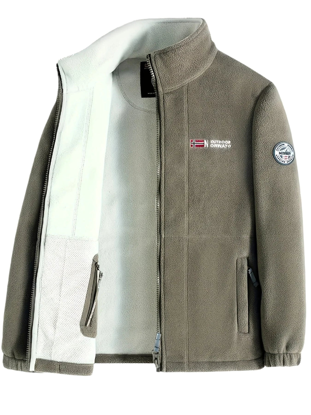 Rudolf | Men's Fleece Jacket with Collar, Outdoor Fleece Jacket | Everlasting Boutique | Dark Blue