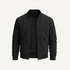 Ryan | Men's Suede Bomber Jacket, Tailored Autumn Jacket | Animated Apparel