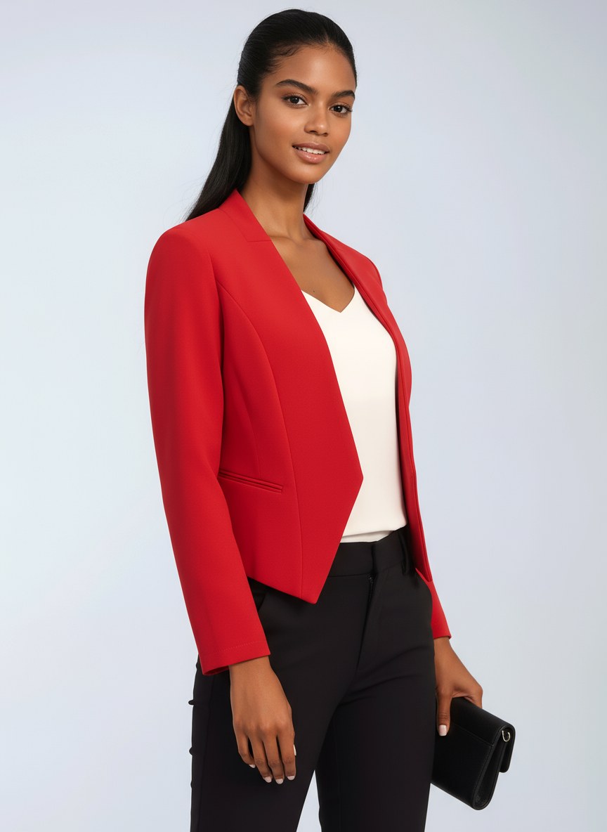 Sabrina | Women's Open-Front Blazer, Short Elegant Jacket | Everlasting Boutique