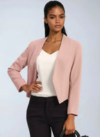 Sabrina | Women's Open-Front Blazer, Short Elegant Jacket | Everlasting Boutique