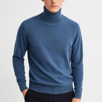 Samuel | Men's Cashmere Roll-Neck Jumper, Timeless Knit Jumper | Everlasting Boutique