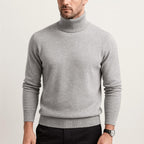 Samuel | Men's Cashmere Roll-Neck Jumper, Timeless Knit Jumper | Everlasting Boutique