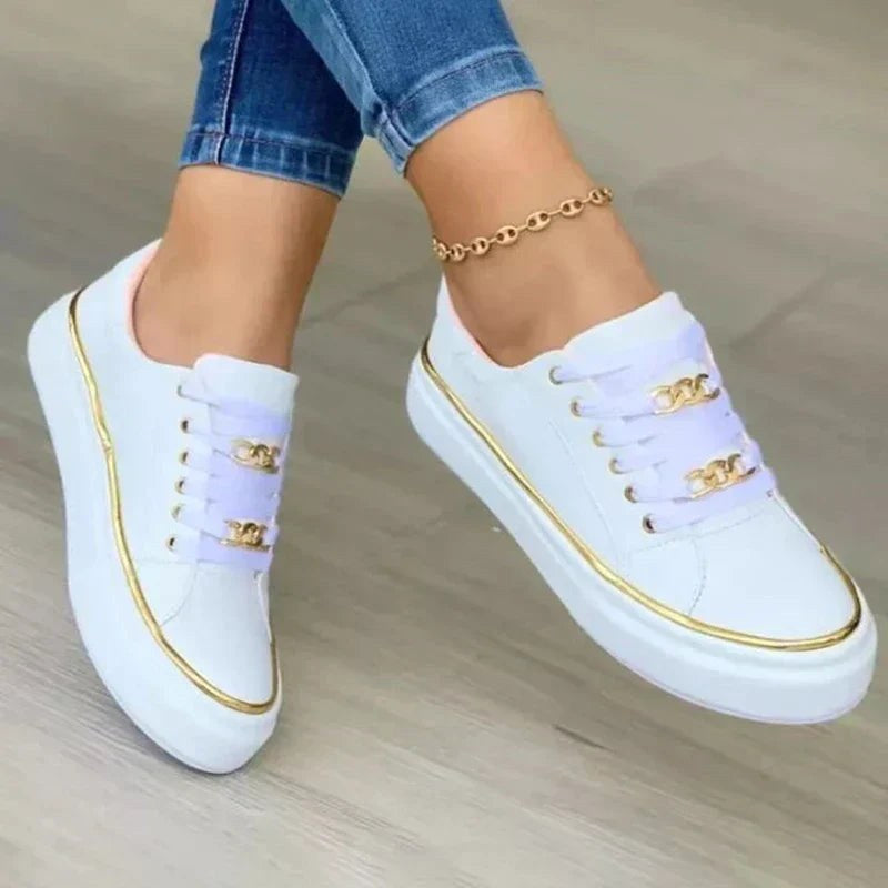 Scarlett | Women's Orthopaedic Walking Shoes, Perfect for Everyday Wear | Everlasting Boutique | White