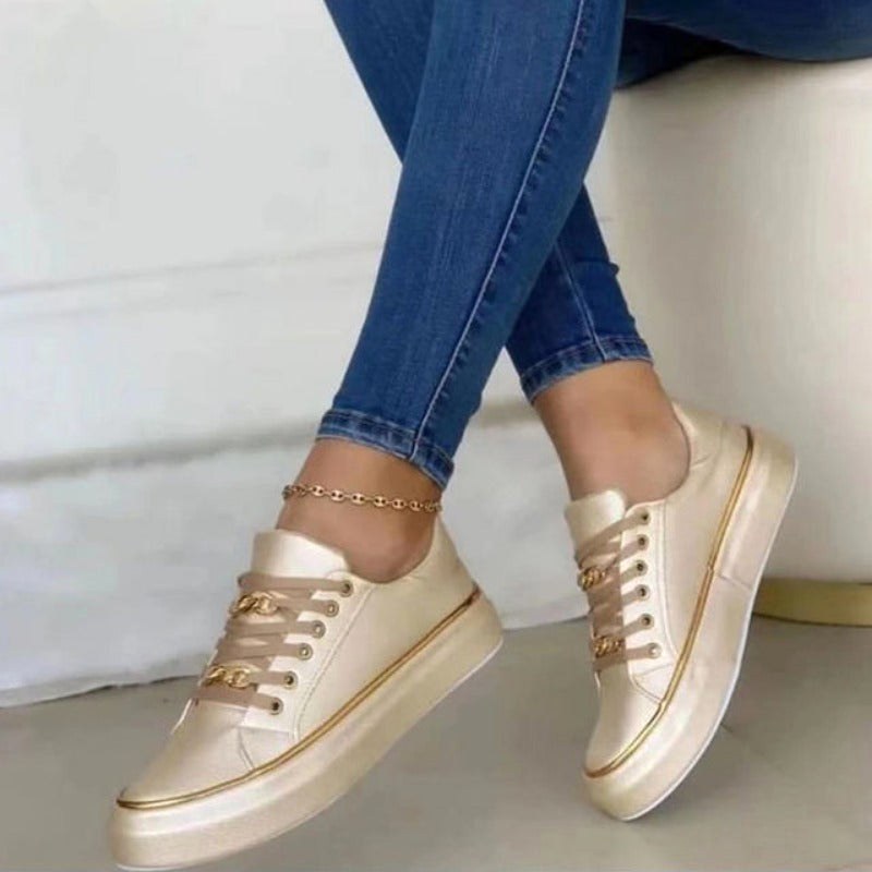 Scarlett | Women's Orthopaedic Walking Shoes, Perfect for Everyday Wear | Everlasting Boutique | Gold