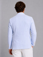 Shaun | Men's Striped Tailored Blazer, Lightweight Suit Jacket | Everlasting Boutique | Green