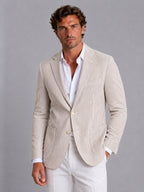 Shaun | Men's Striped Tailored Blazer, Lightweight Suit Jacket | Everlasting Boutique