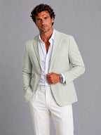Shaun | Men's Striped Tailored Blazer, Lightweight Suit Jacket | Everlasting Boutique