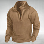 Siegfried | Men's Zip Jumper with Relaxed Cut, Versatile Jumper | Everlasting Boutique | Navy Blue