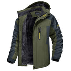 Simon | Men's Warm Wind- and Waterproof Winter Jacket, Insulated Autumn Jacket | Everlasting Boutique | Green