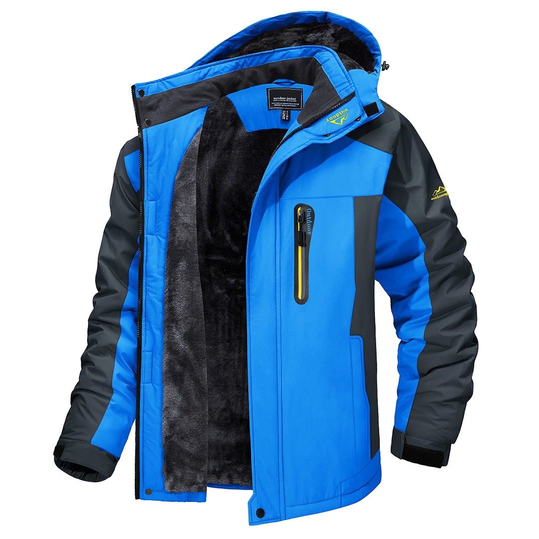 Simon | Men's Warm Wind- and Waterproof Winter Jacket, Insulated Autumn Jacket | Everlasting Boutique | Green