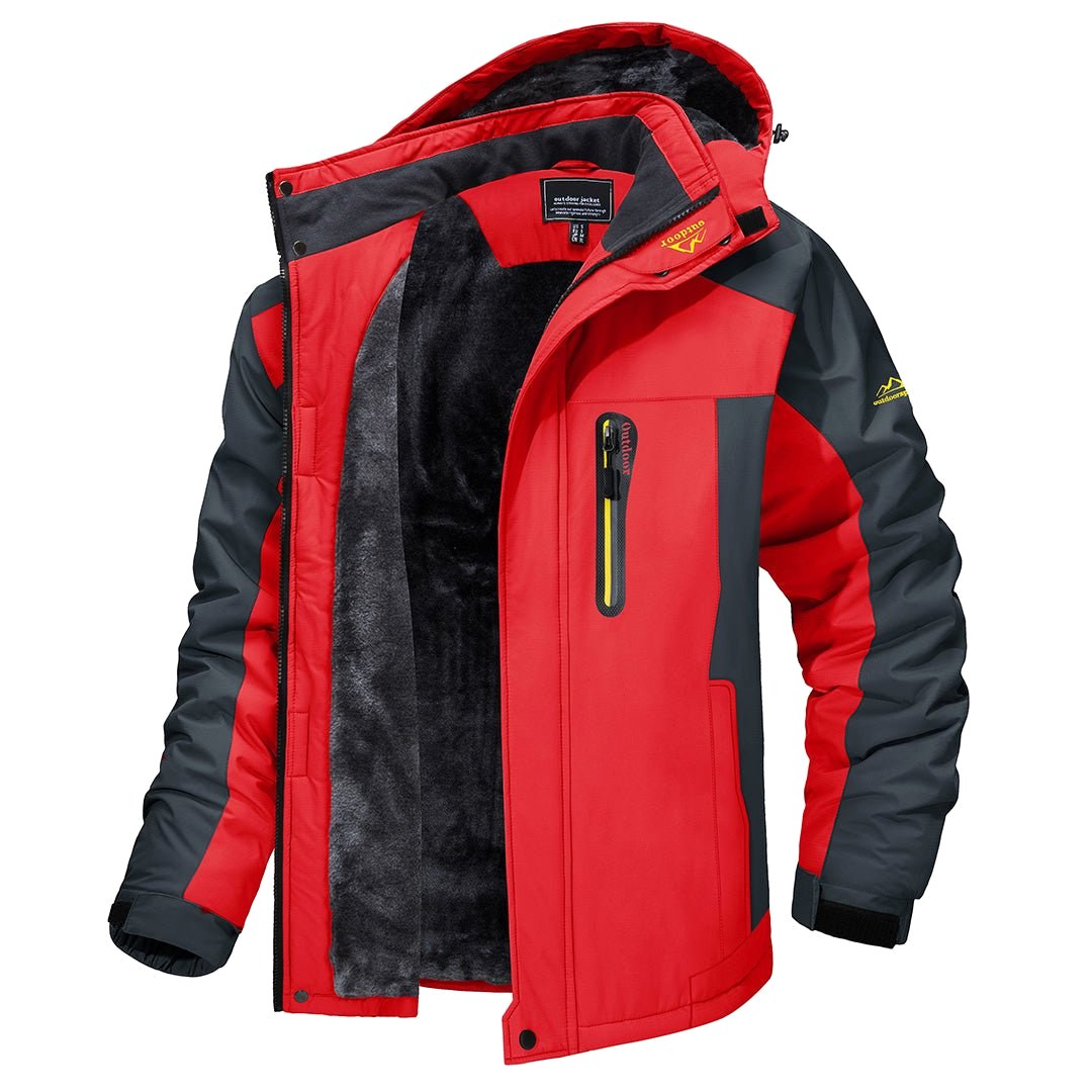 Simon | Men's Warm Wind- and Waterproof Winter Jacket, Insulated Autumn Jacket | Everlasting Boutique | Green