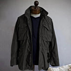 Simon | Men's Military Field Jacket, Adjustable Drawstring Outdoor Jacket | Everlasting Boutique