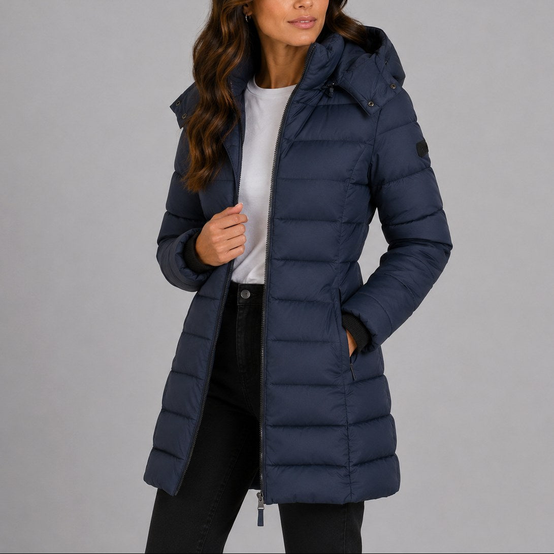 Sophie | Women's Hooded Puffer Jacket, Lightweight Insulated Winter Coat | Everlasting Boutique