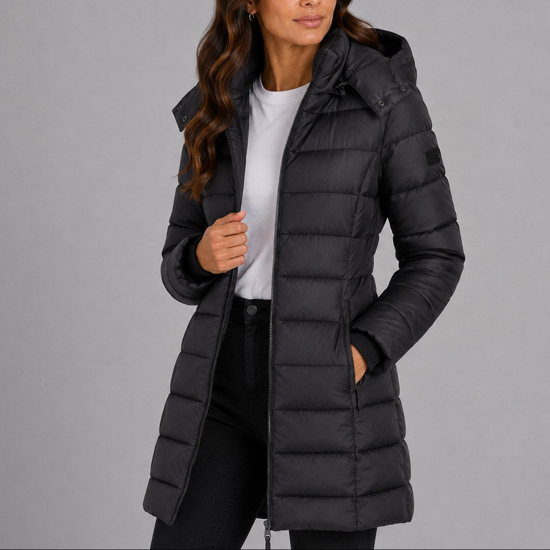 Sophie | Women's Hooded Puffer Jacket, Lightweight Insulated Winter Coat | Everlasting Boutique