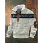 Spencer | Men's High-Neck Fleece Jumper, Warm Layering Jumper | Everlasting Boutique