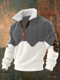 Spencer | Men's High-Neck Fleece Jumper, Warm Layering Jumper | Everlasting Boutique