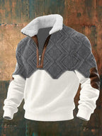 Spencer | Men's High-Neck Fleece Jumper, Warm Layering Jumper | Everlasting Boutique