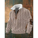 Spencer | Men's High-Neck Fleece Jumper, Warm Layering Jumper | Everlasting Boutique