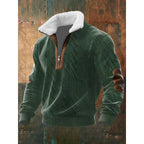 Spencer | Men's High-Neck Fleece Jumper, Warm Layering Jumper | Everlasting Boutique