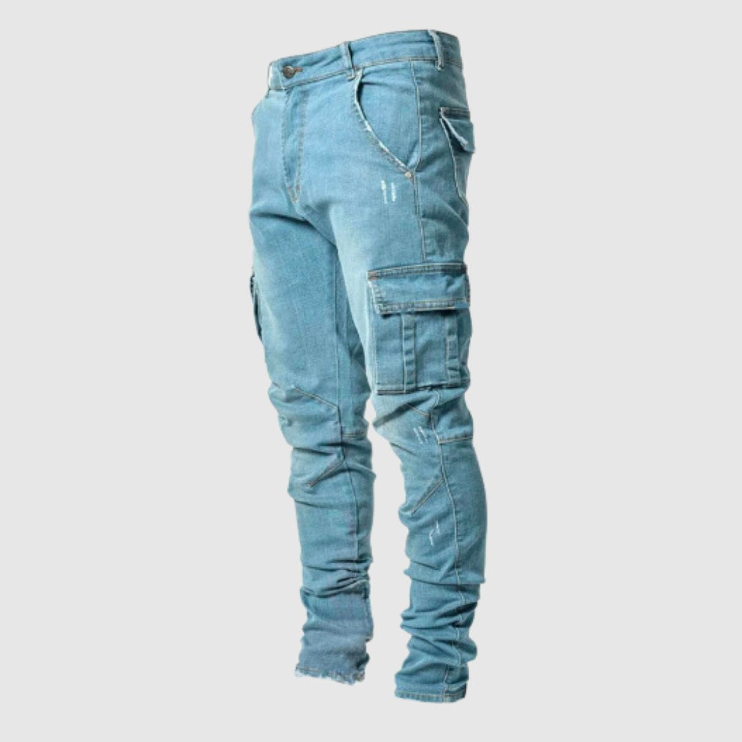 Stuart | Men's Ultra-Stretch Casual Jeans, Slim-Fit Denim Jeans | Everlasting Boutique