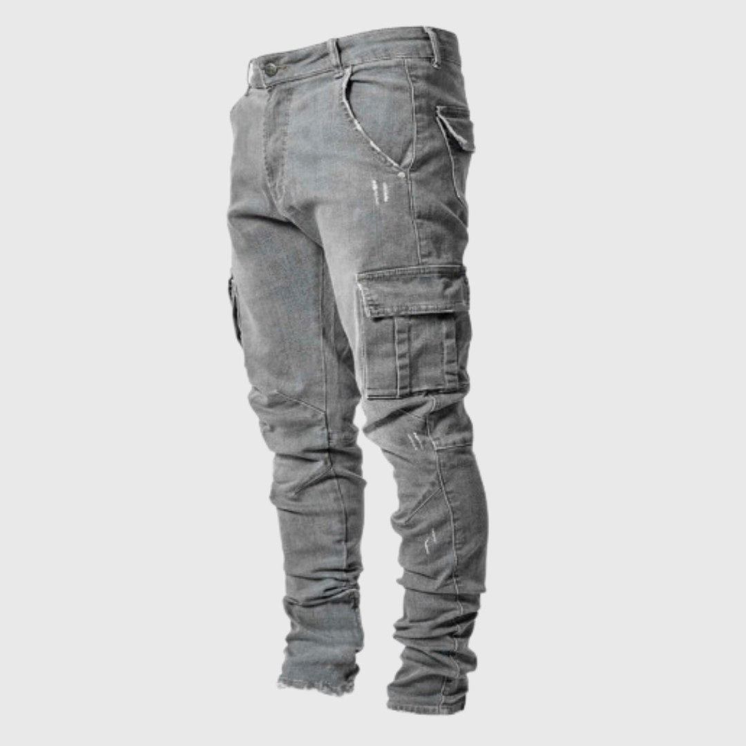 Stuart | Men's Ultra-Stretch Casual Jeans, Slim-Fit Denim Jeans | Everlasting Boutique