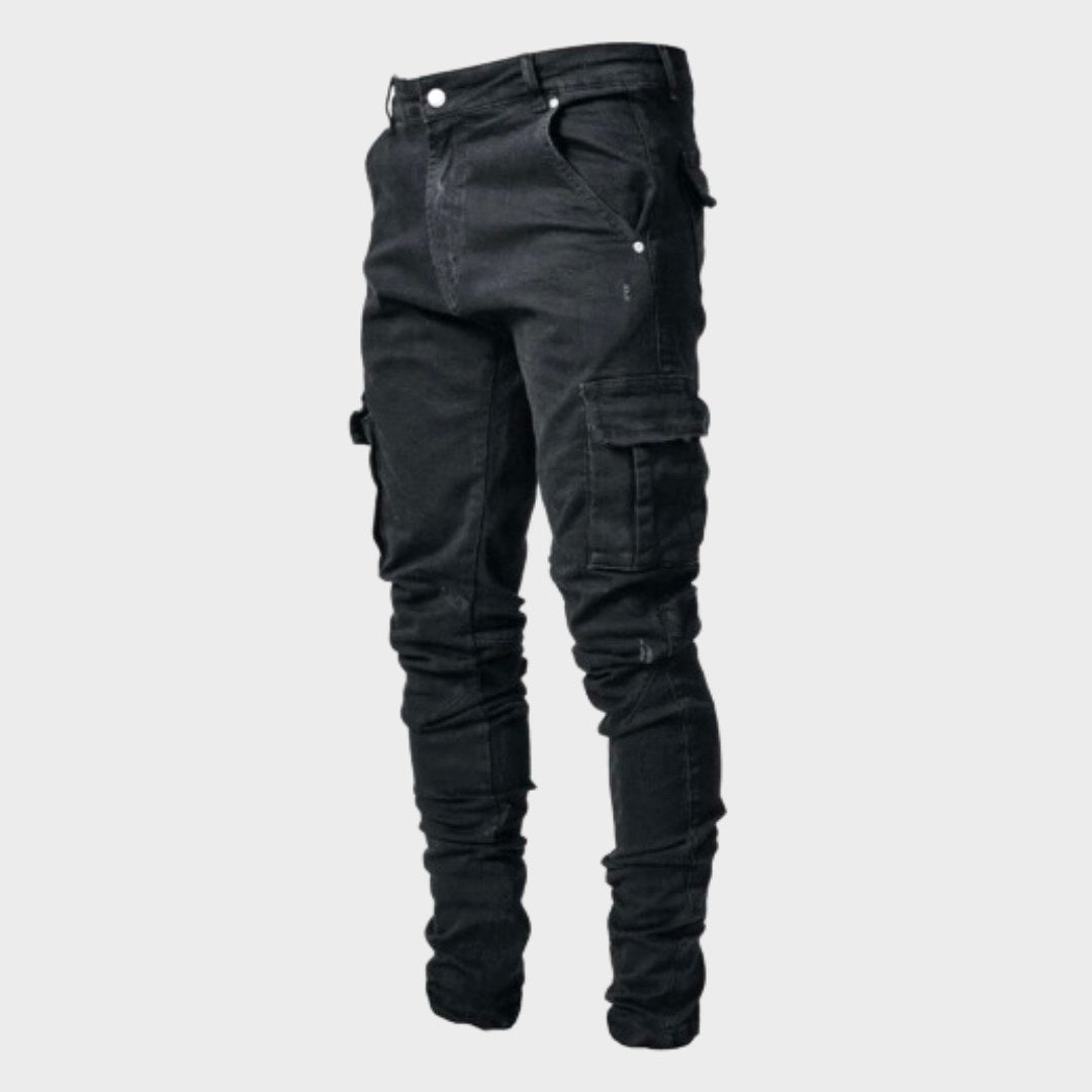 Stuart | Men's Ultra-Stretch Casual Jeans, Slim-Fit Denim Jeans | Everlasting Boutique